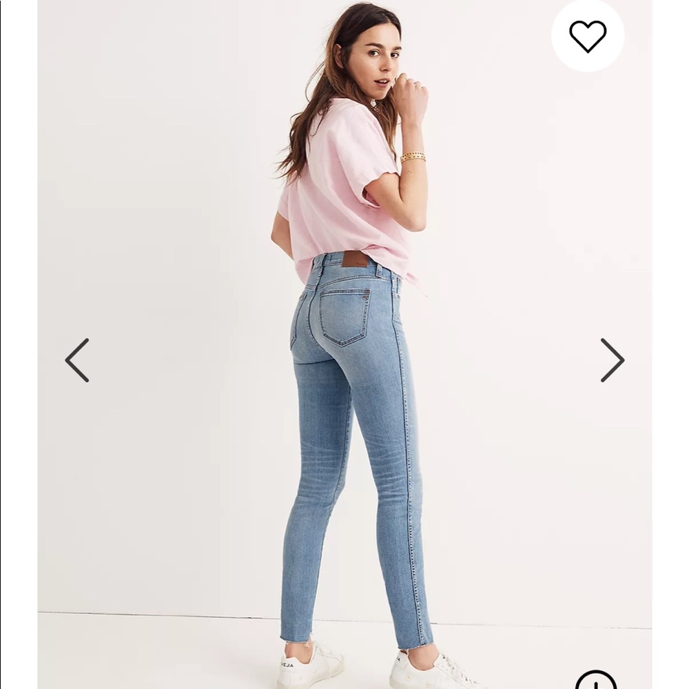 9" High-Rise Skinny Jeans: Seamed Step-Hem Edition